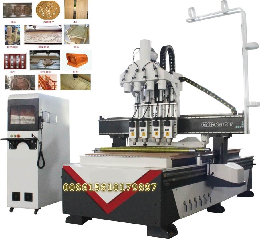 Is The Four-Spindles CNC Cutting Machine Suitable For Cabinet Door Processing?
