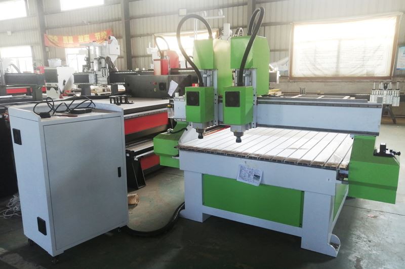 2 heads cnc router 